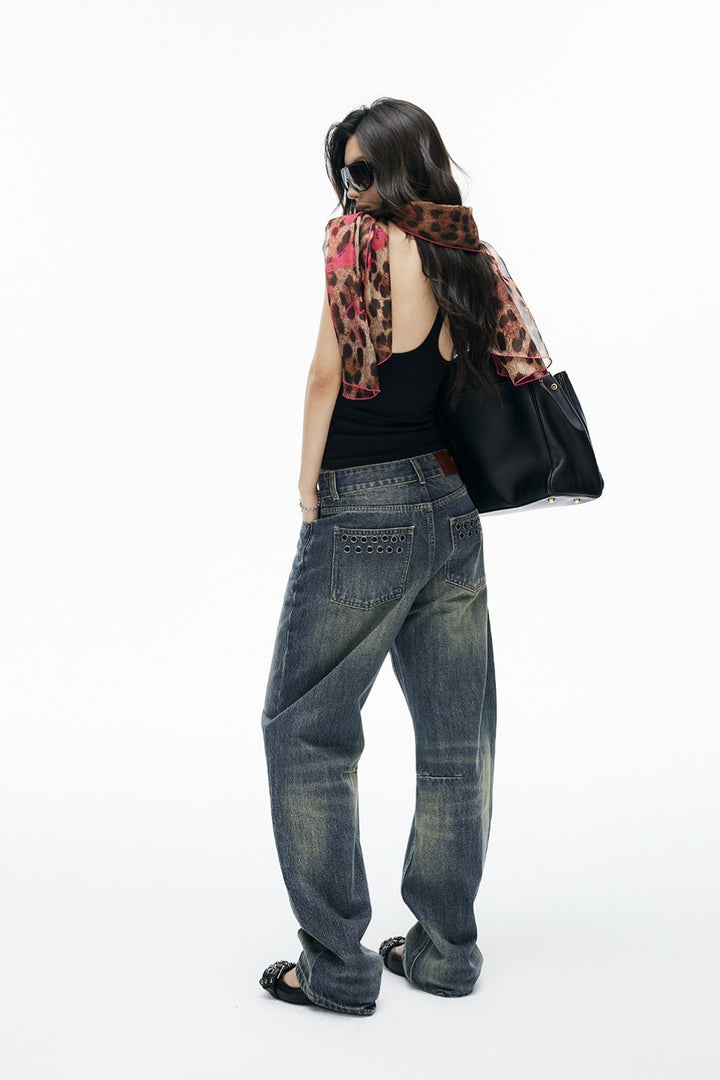 Pink Instinct Leopard Scarf