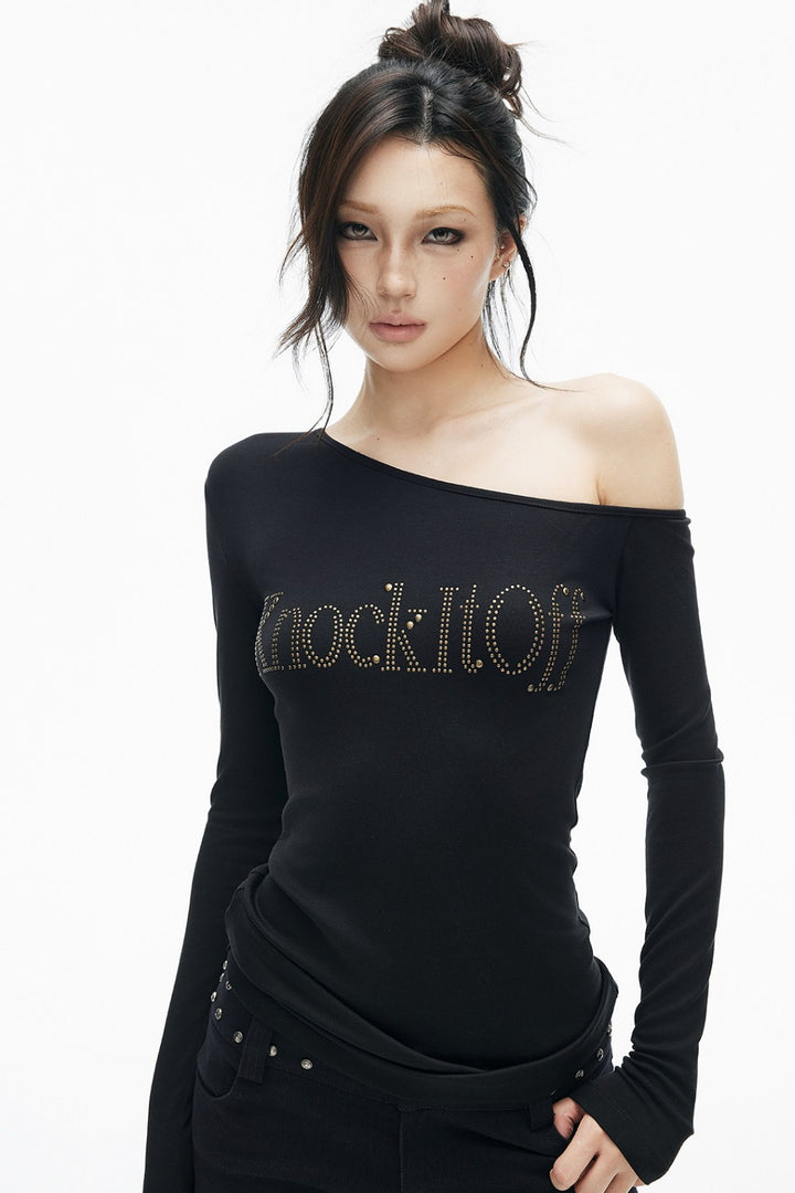 Sienna Bronze Rhinestone Top