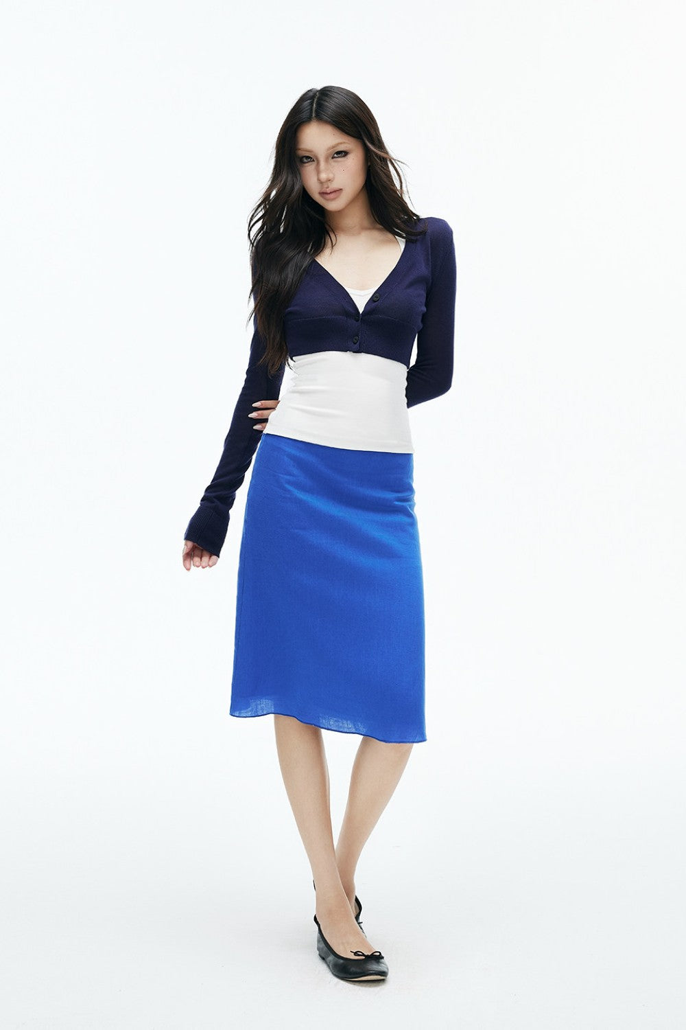 Kaia Cropped Knit Cardigan