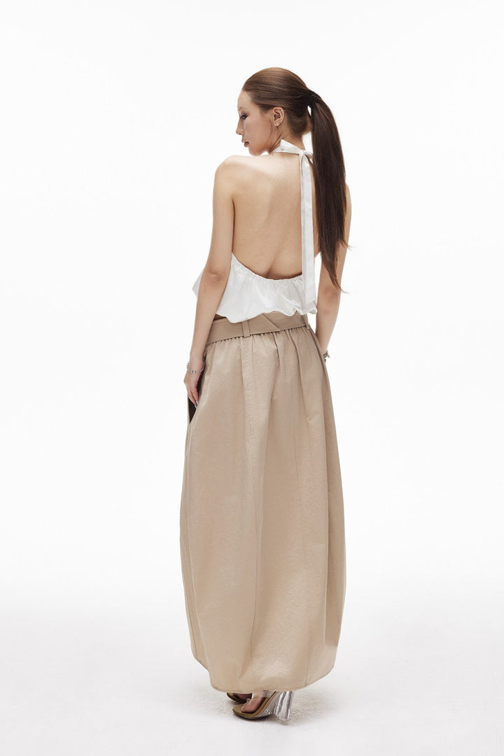 Bianca Satin Halter Top