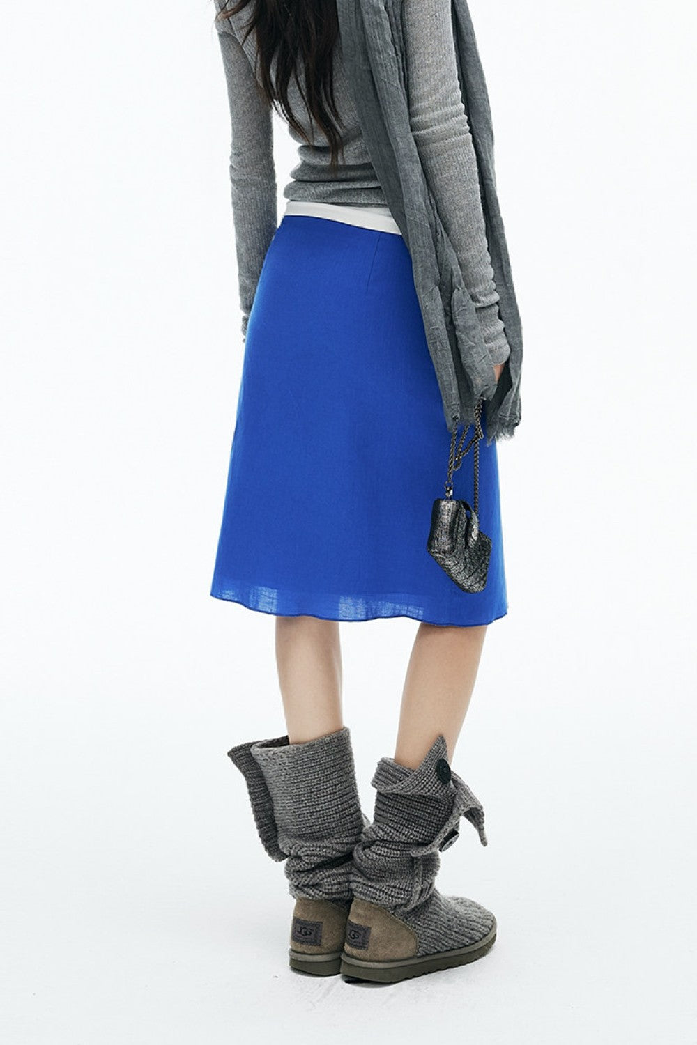 Elva Klein Blue Skirt