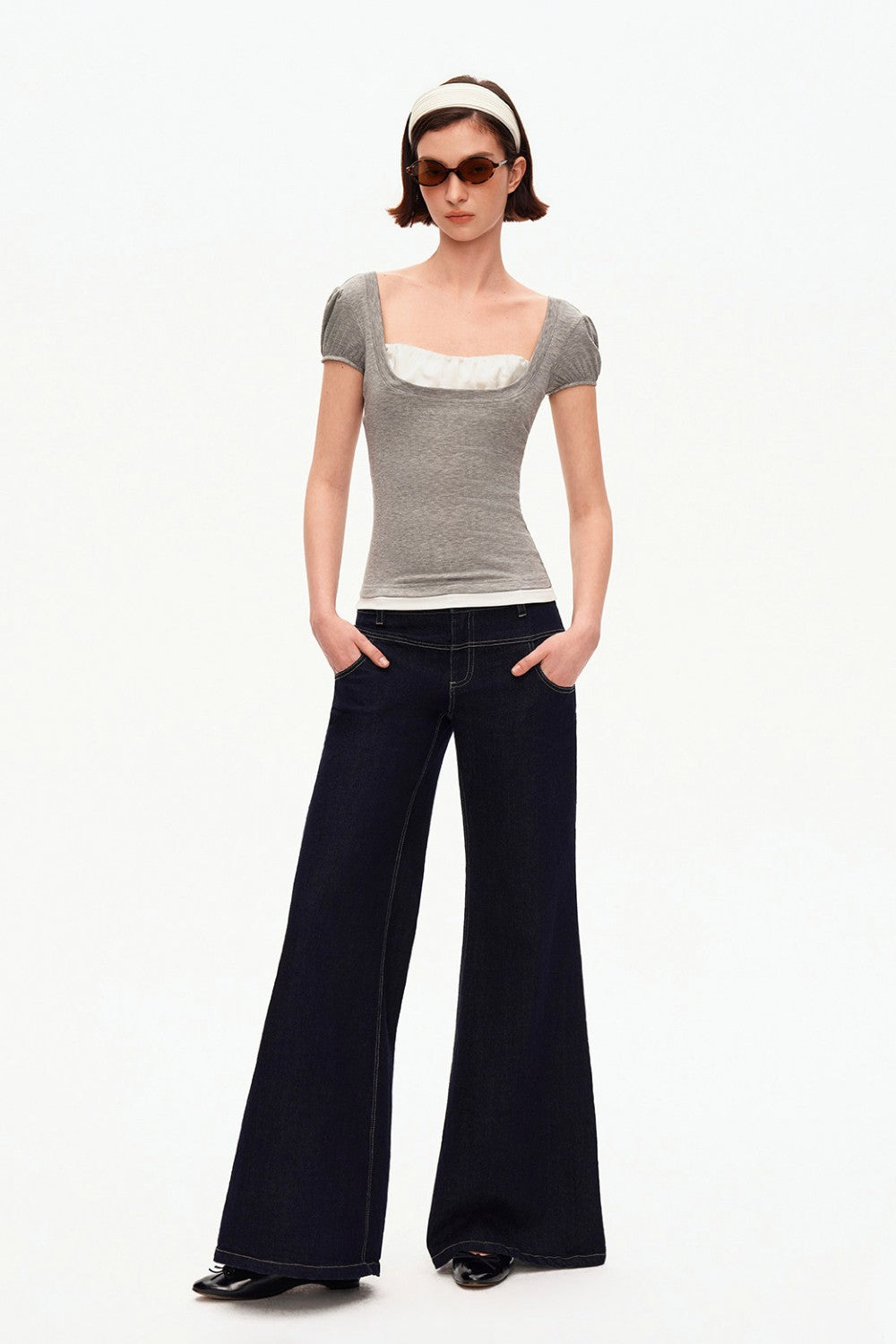 Avery Layered Puff Top