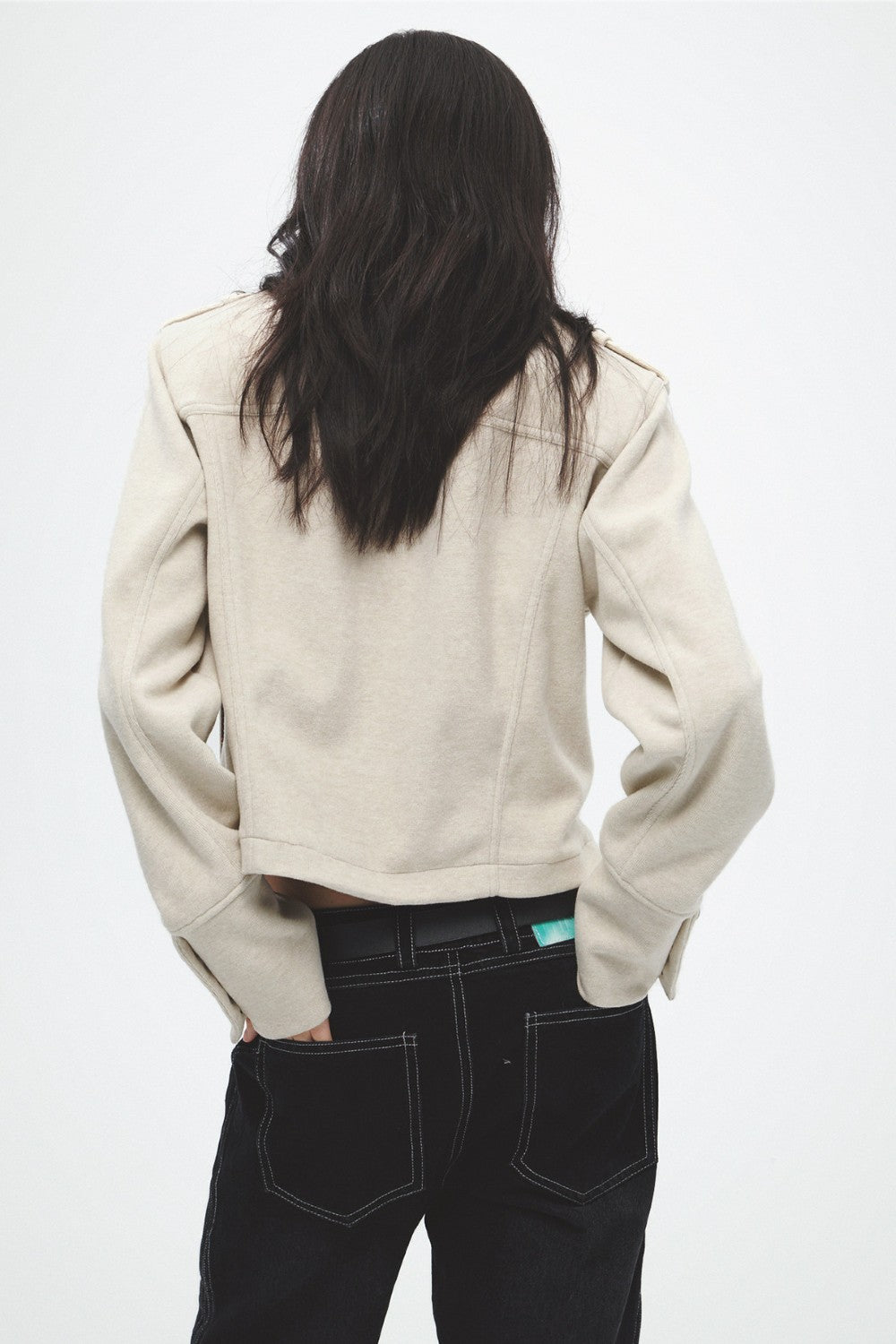 Military Pearl Button Jacket