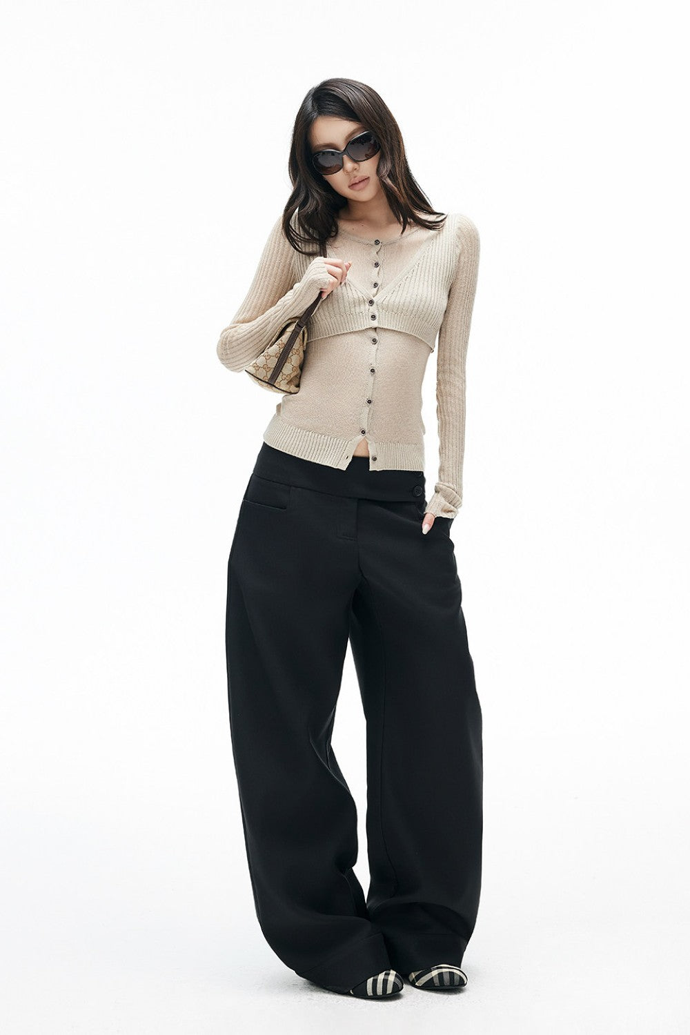 Elise Layered Knit Cardigan