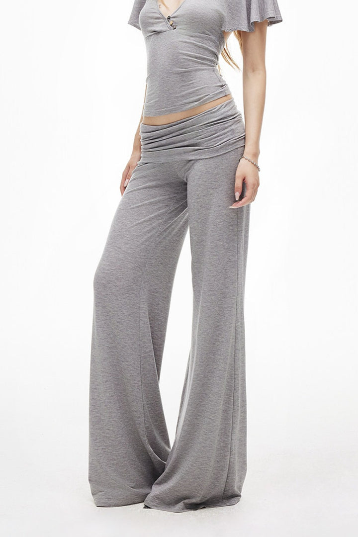 Dove Folded Waist Pants
