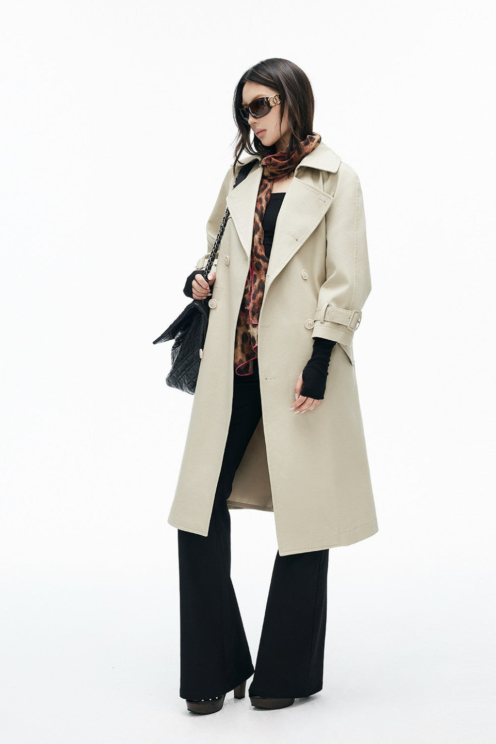 Classic Belted Trench Coat