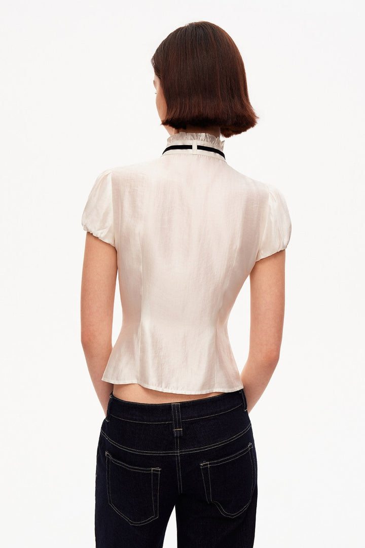 Vivienne Ivory Puff Blouse
