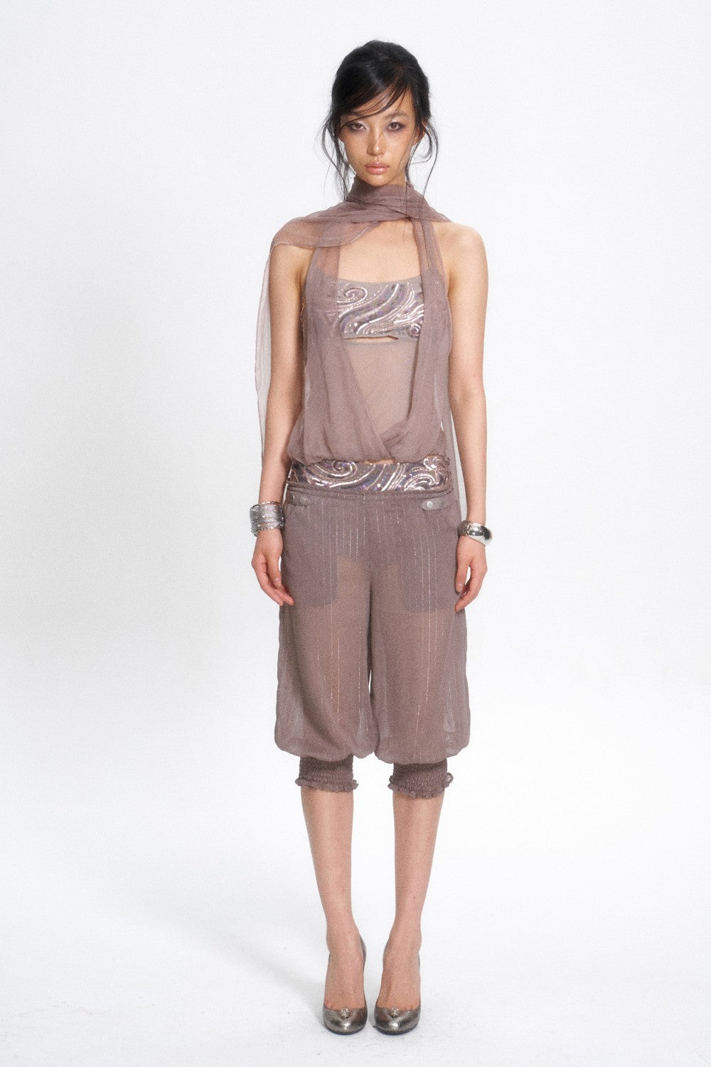 Sienna Beaded Balloon Capris