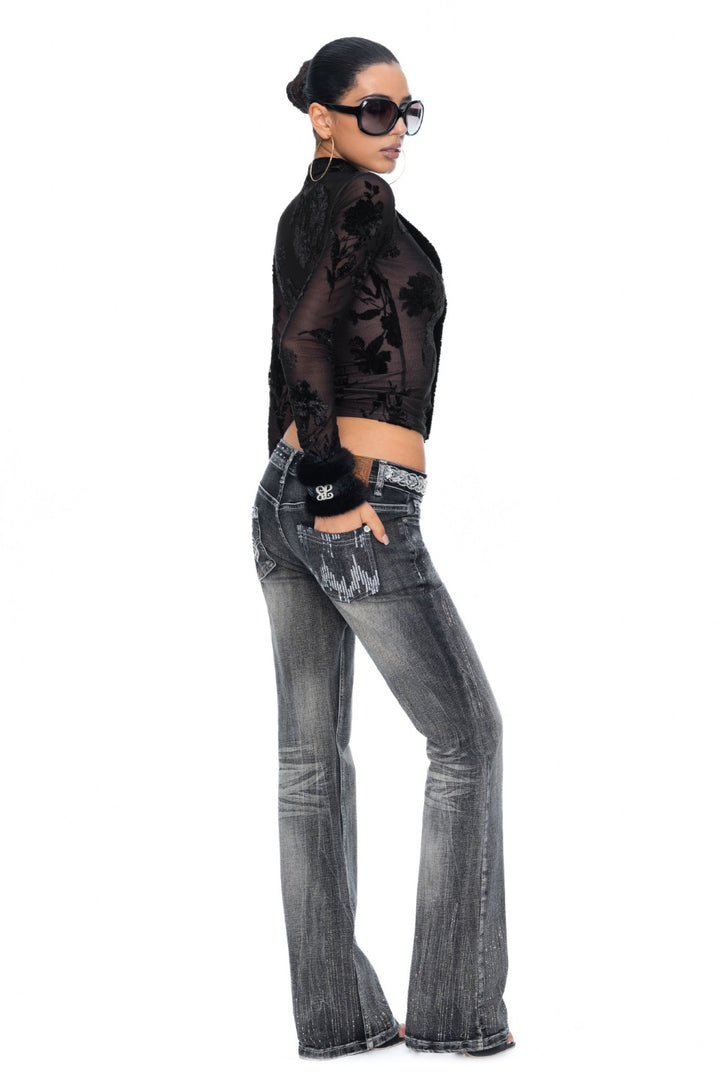 Alba Sheer Floral Cardigan