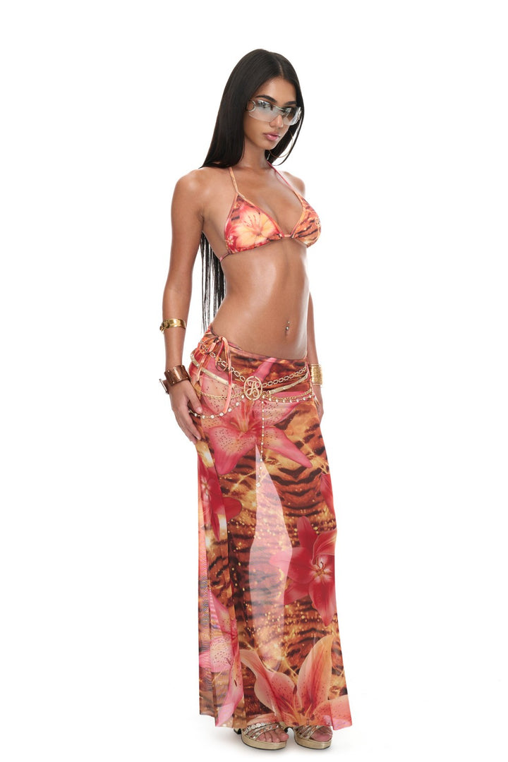 Jade Sunset Bloom Skirt