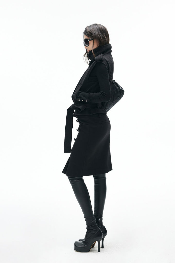 Victoria Military High-Neck Vest