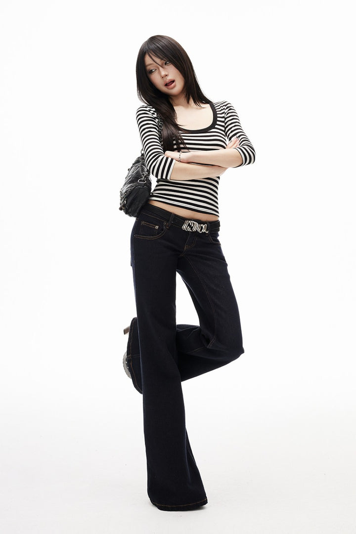 Sienna Wash Flared Jeans