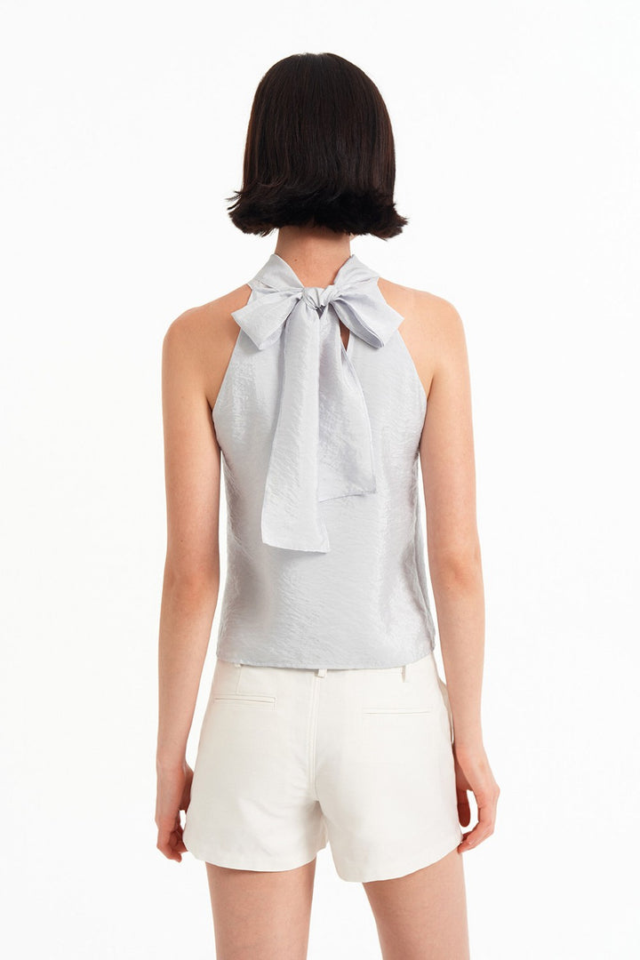Lumi Bow Halter Top