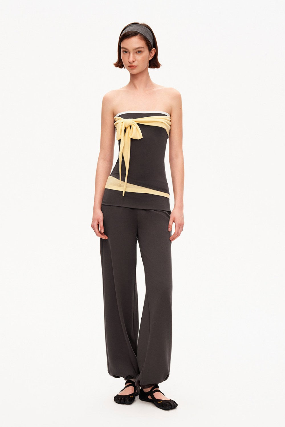 Sienna Contrast Strapless Top