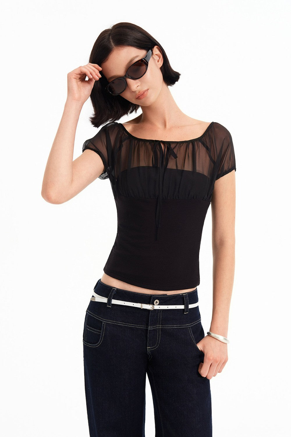 Lilly Mesh Panel Top