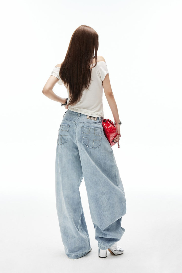 Retro Off-Shoulder Baby Tee
