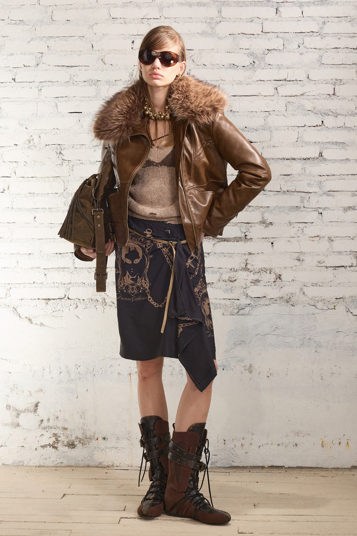 Ava Chain Drape Skirt