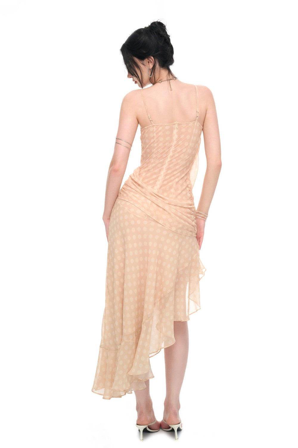 Valencia Flowy Polka Dress