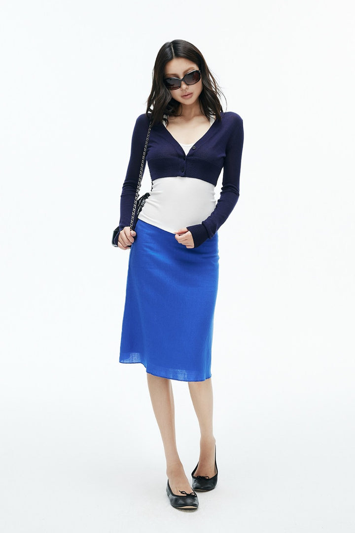 Kaia Cropped Knit Cardigan