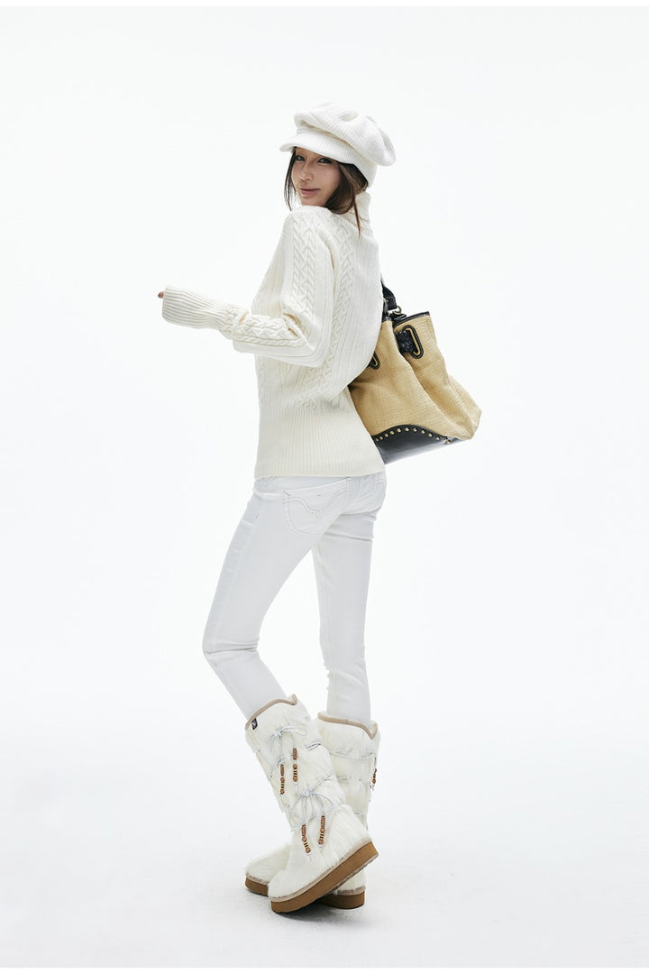 Klara Knit Turtleneck Sweater