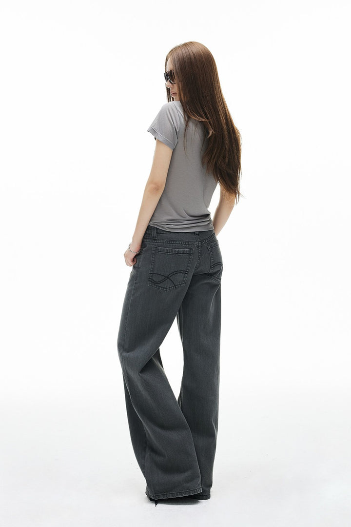 Arlo Gray Straight Jeans