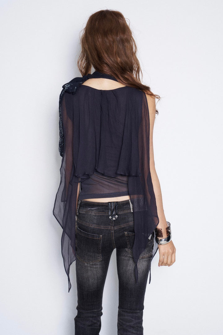 Vivienne Silk Scarf Top