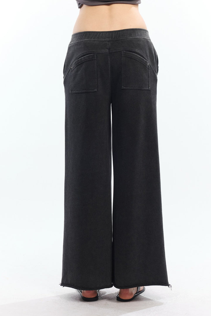 Sienna Lace-Up Wide Sweatpants