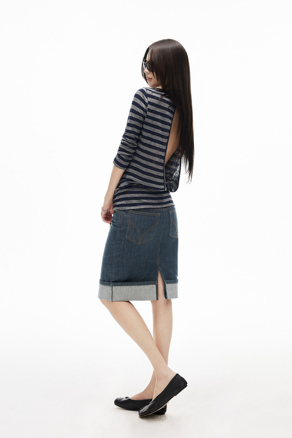 Harbour Blue Denim Skirt