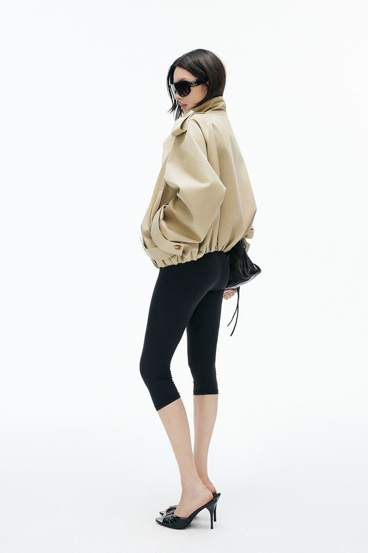 Camille Khaki Trench Jacket