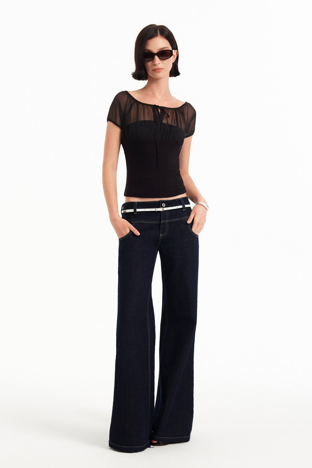 Lilly Mesh Panel Top