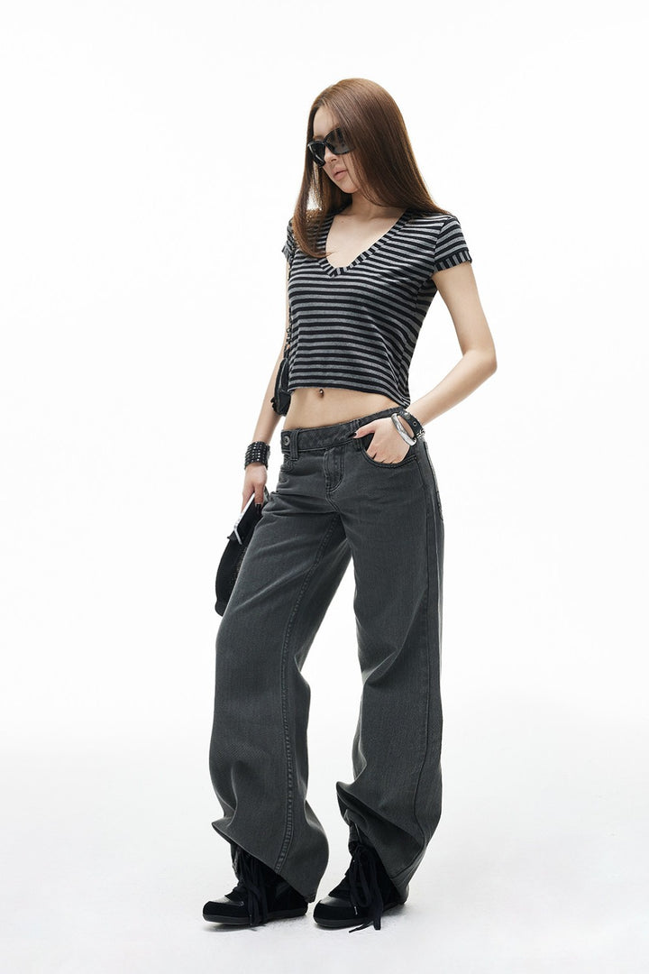 Arlo Gray Straight Jeans