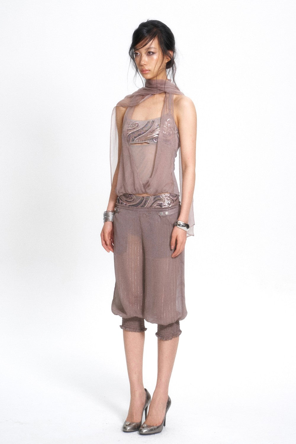 Sienna Beaded Balloon Capris