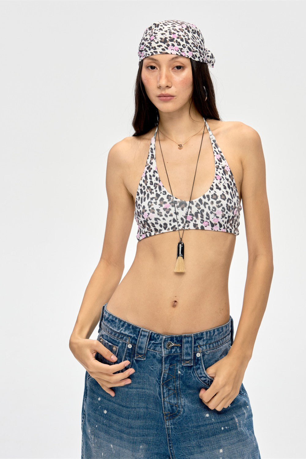 Crimson Halter Sports Bra
