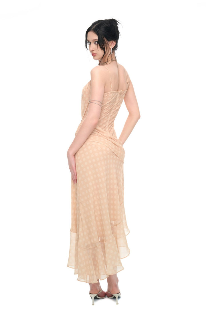 Valencia Flowy Polka Dress