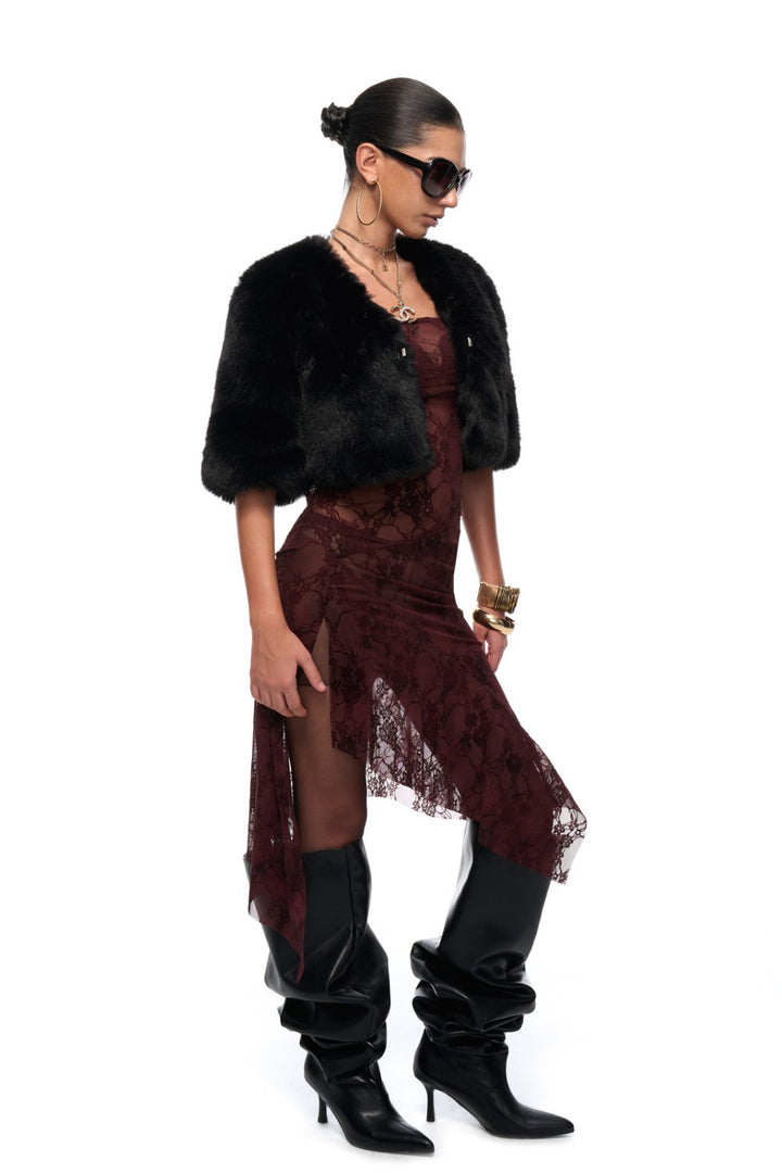 Luxe Fur Evening Bolero