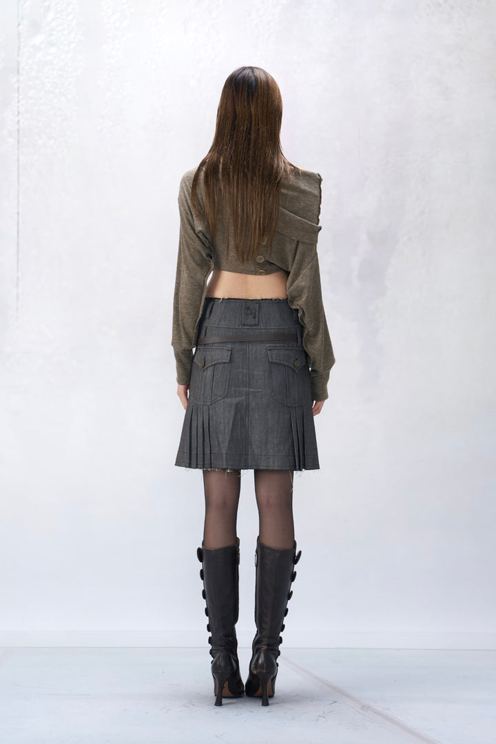 Sera Off-Shoulder Button Top