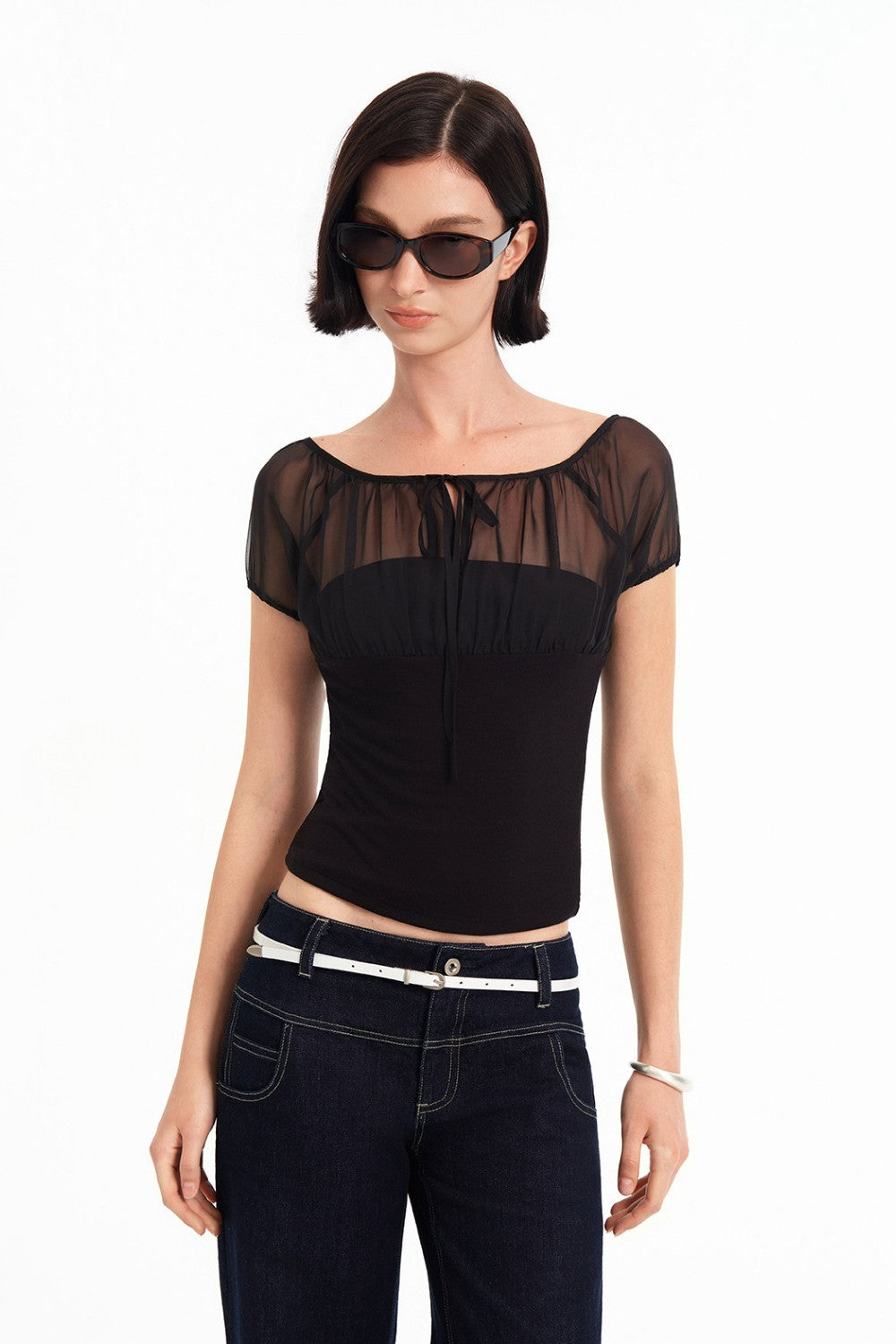 Lilly Mesh Panel Top