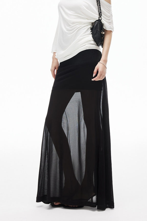 Nova Sheer Maxi Skirt
