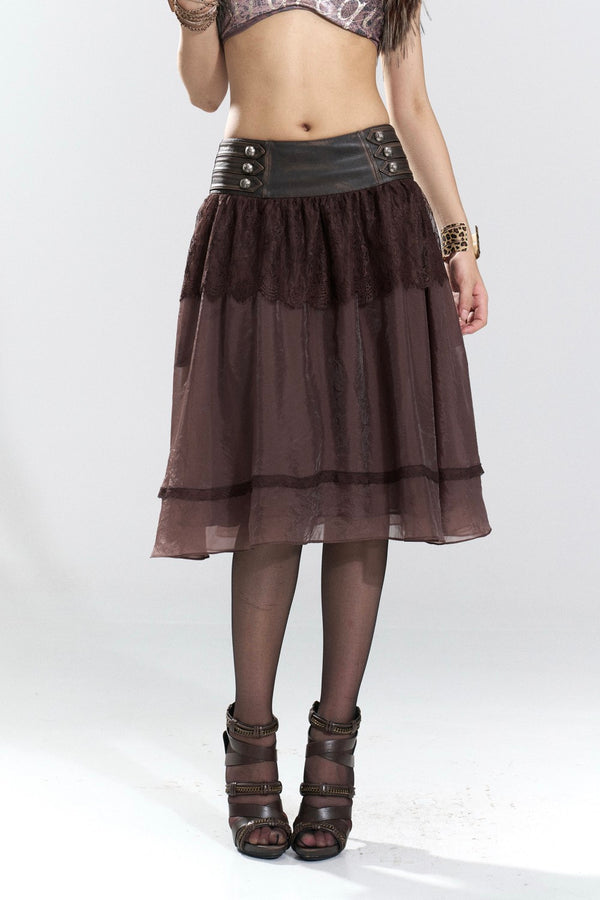 Espresso Dream Lace Skirt