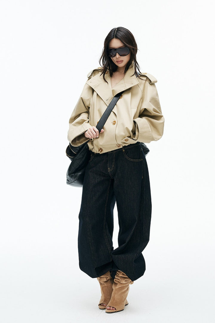 Camille Khaki Trench Jacket