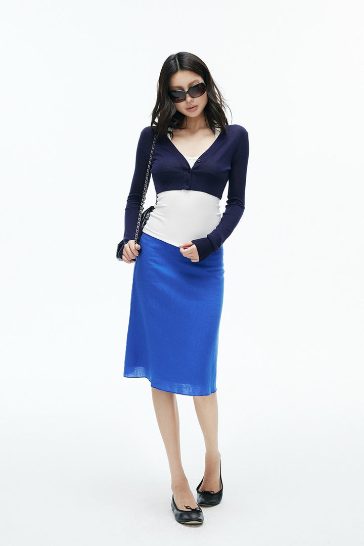 Elva Klein Blue Skirt