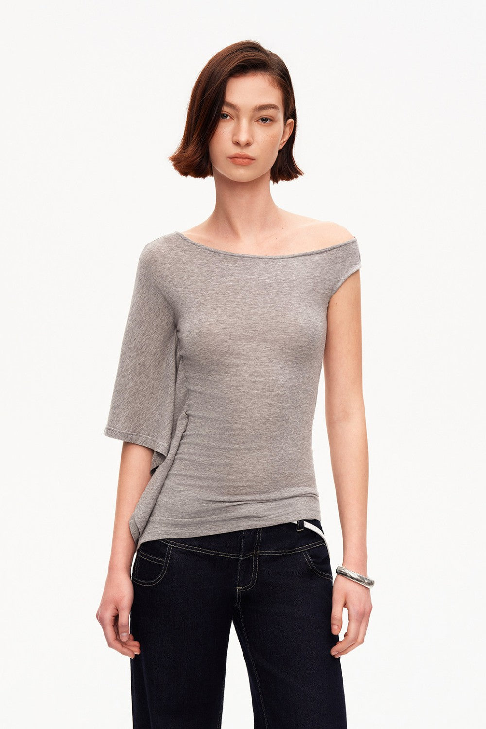 Sienna Asymmetrical Knit Shirt