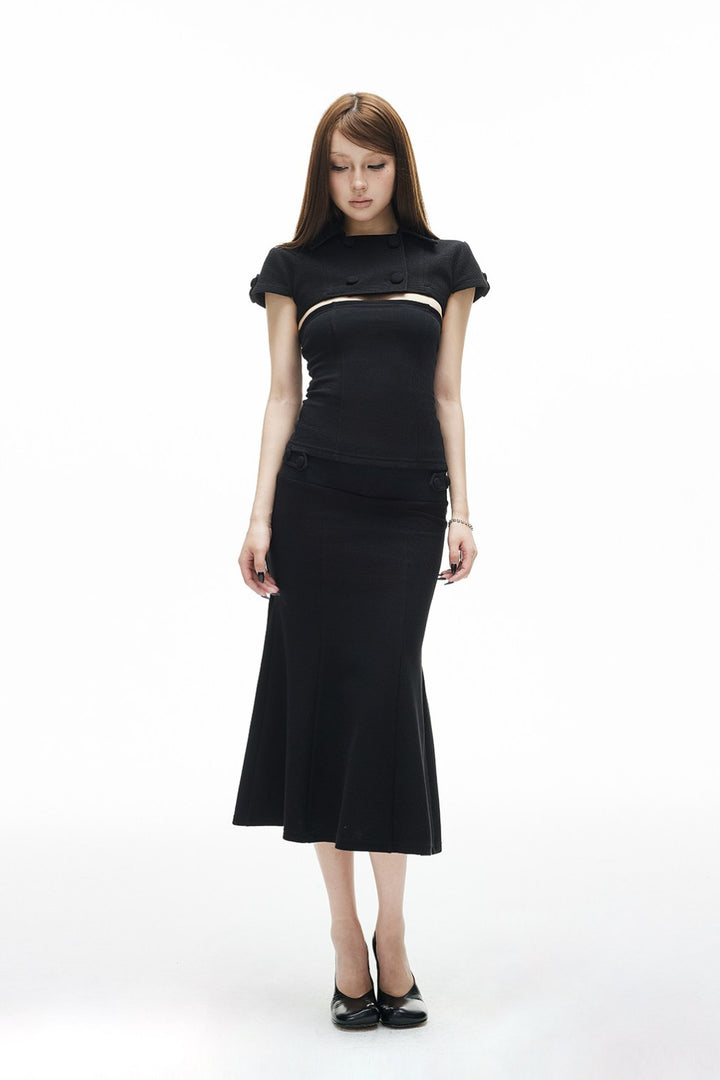 Elin Chic Fishtail Skirt