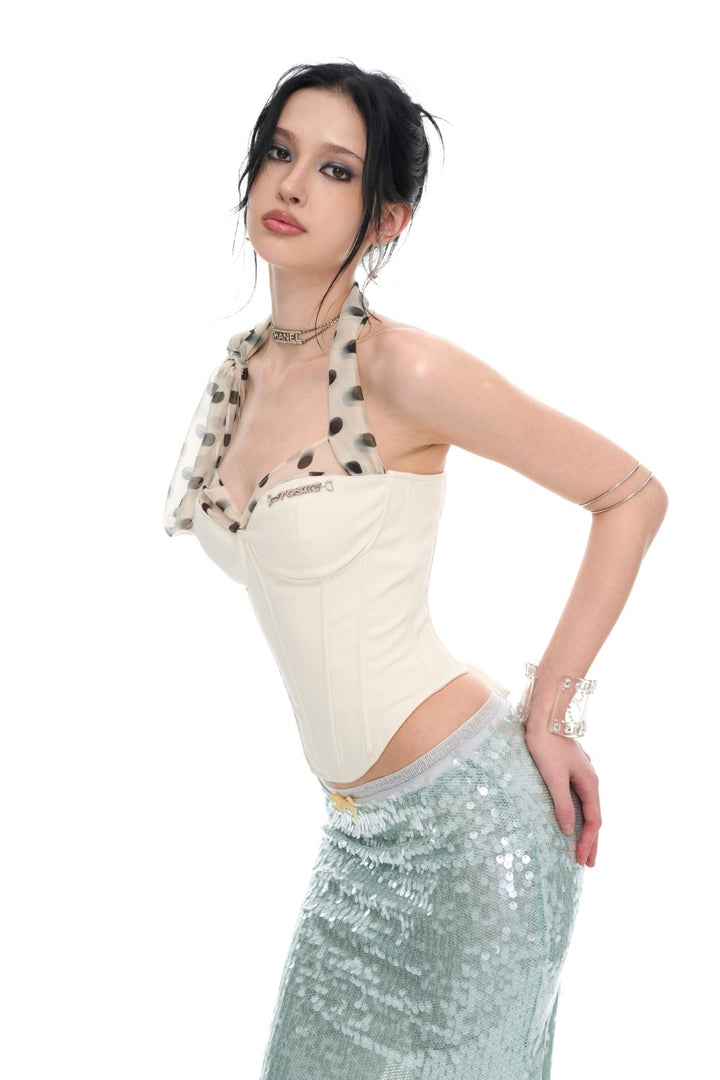 Camille Polka Charm Corset