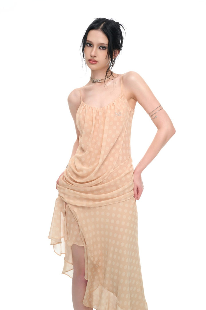 Valencia Flowy Polka Dress