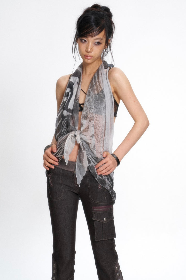 Sienna Zebra Silk Scarf