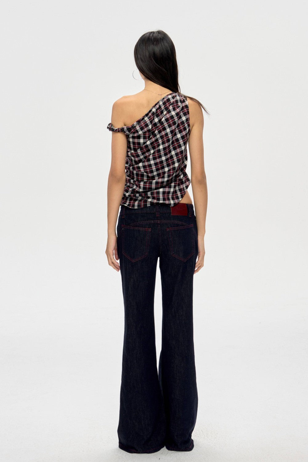 Sabrina Plaid Twist Top