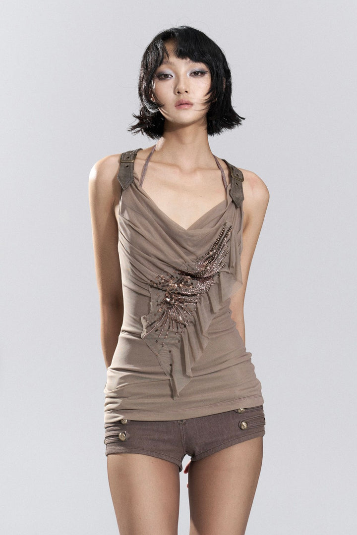 Dusk Sparrow Draped Top