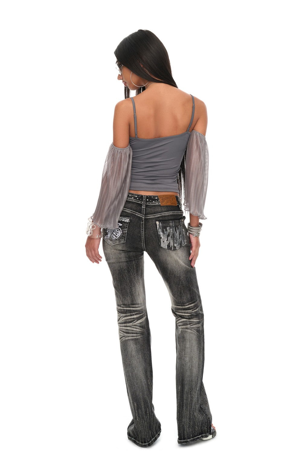 Moonlight Glitter Edge Top