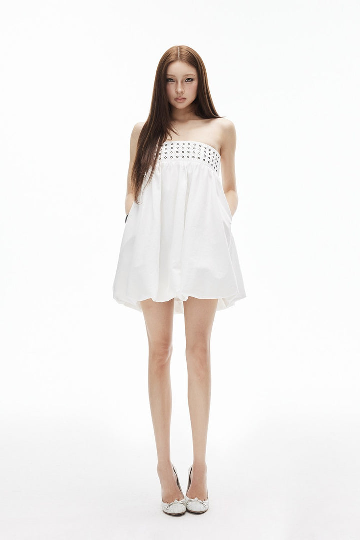 Convertible Eyelet Midi Skirt